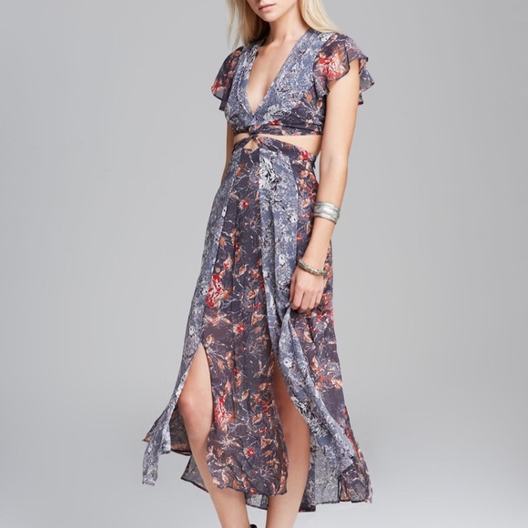 Free People Dresses & Skirts - Free people flowy  jasper midi dress size 8